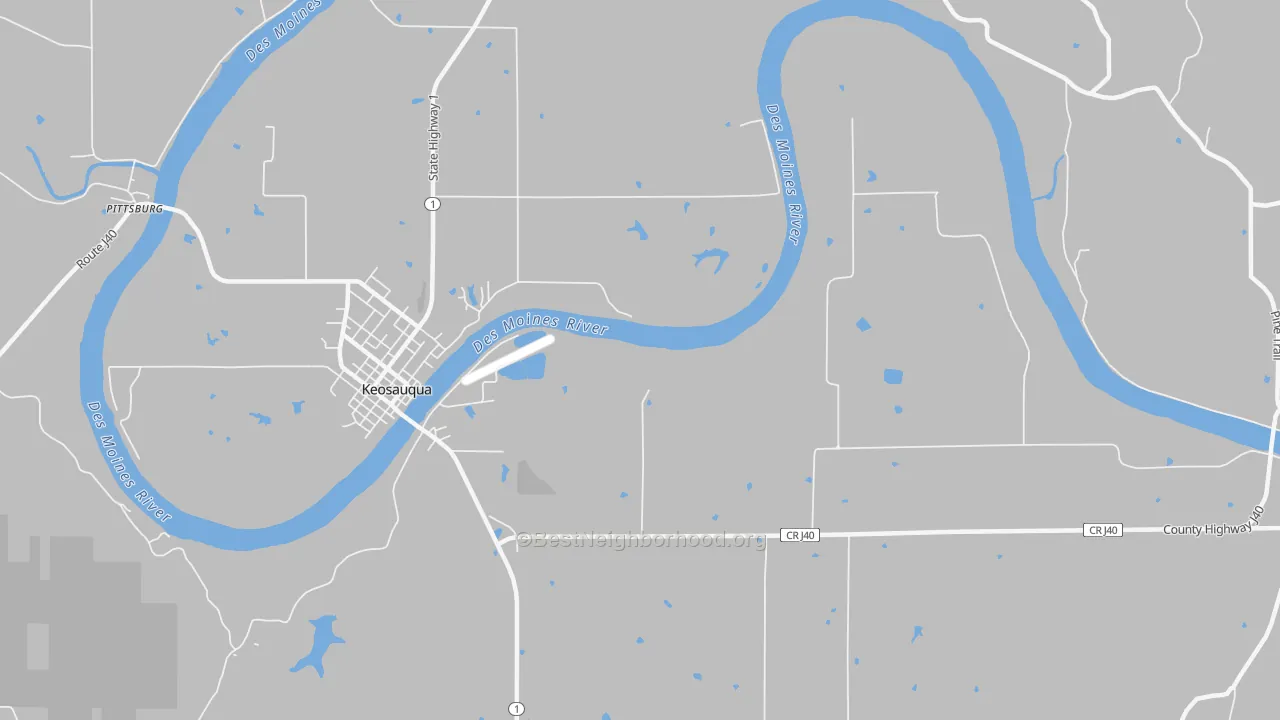 Transit Grade map of Lebanon, IA