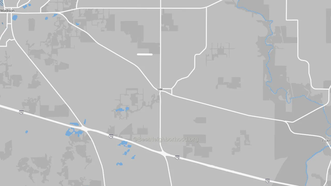 Transit Grade map of Lee, FL