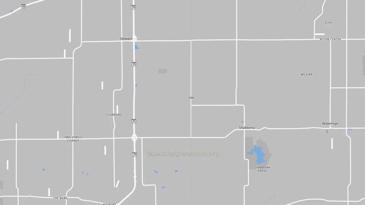 Transit Grade map of Lee, IL