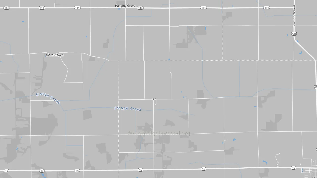 Transit Grade map of Lee, IN