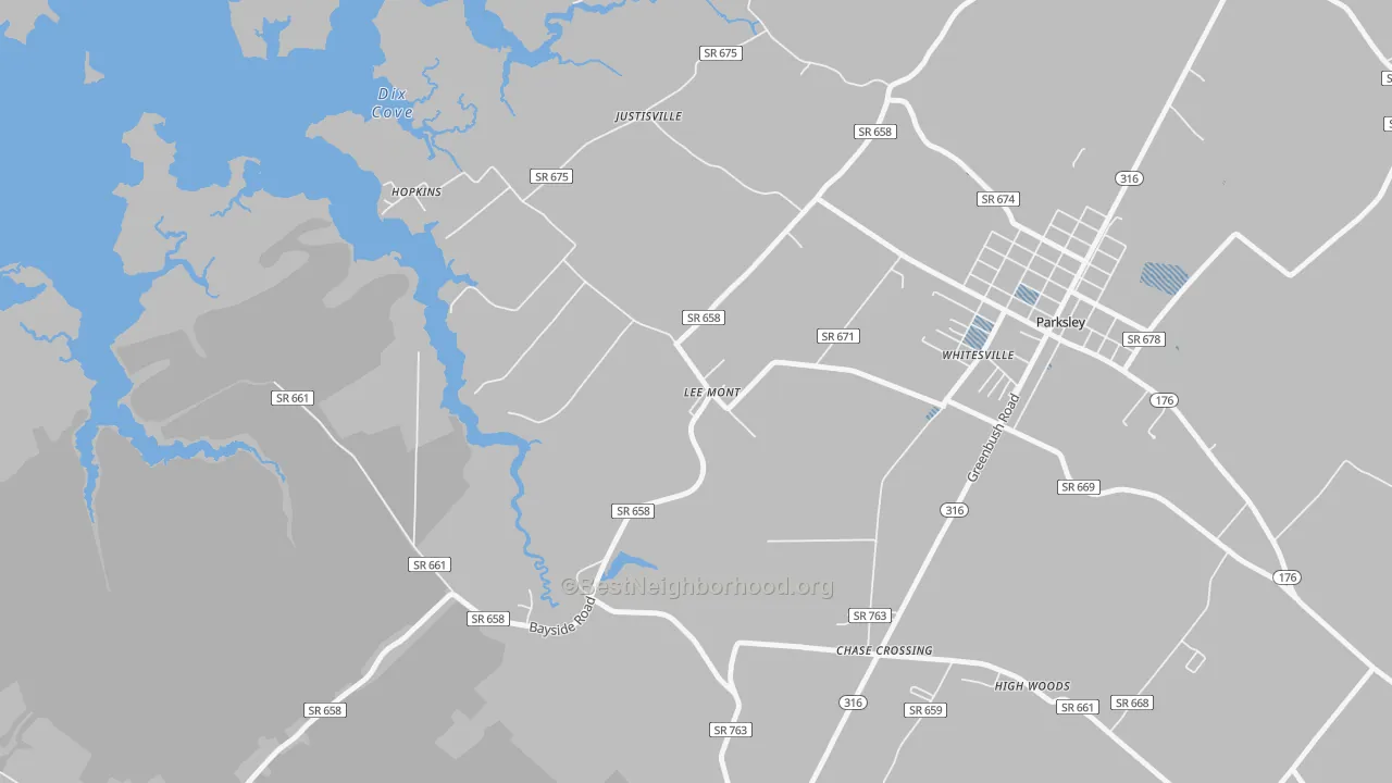 Transit Grade map of Lee Mont, VA