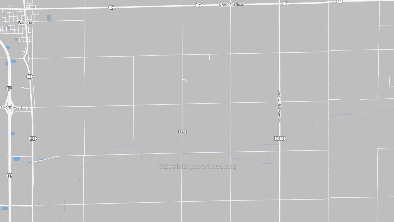Transit Grade map of Leeds, IL