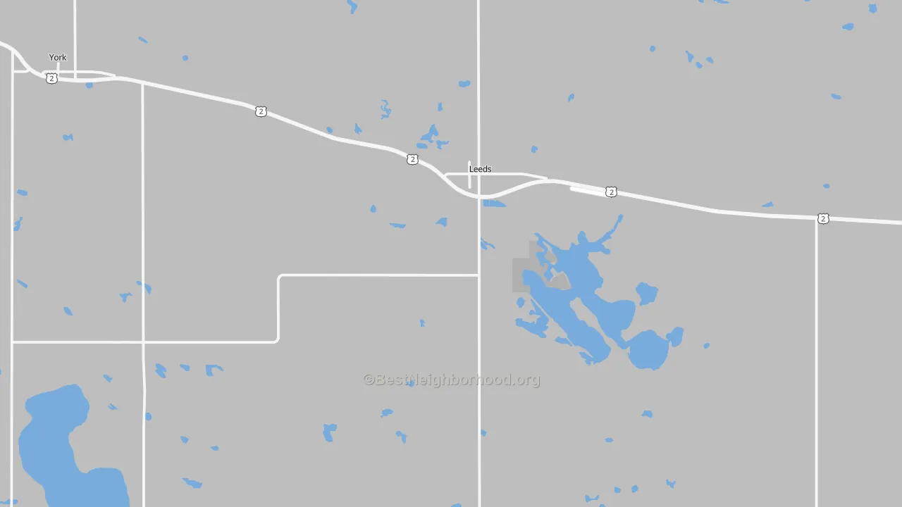 Transit Grade map of Leeds, ND