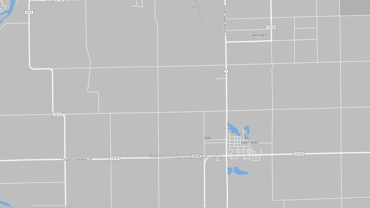 Transit Grade map of Leesville, IL