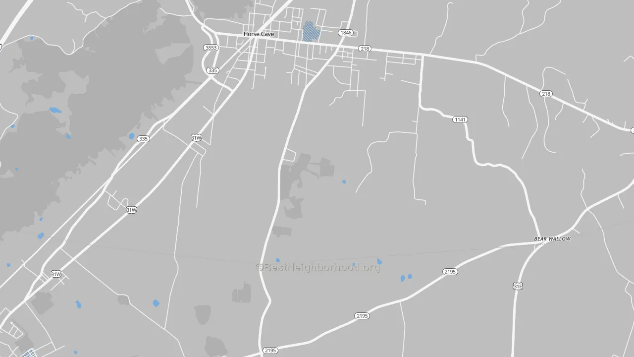 Transit Grade map of LeGrande, KY