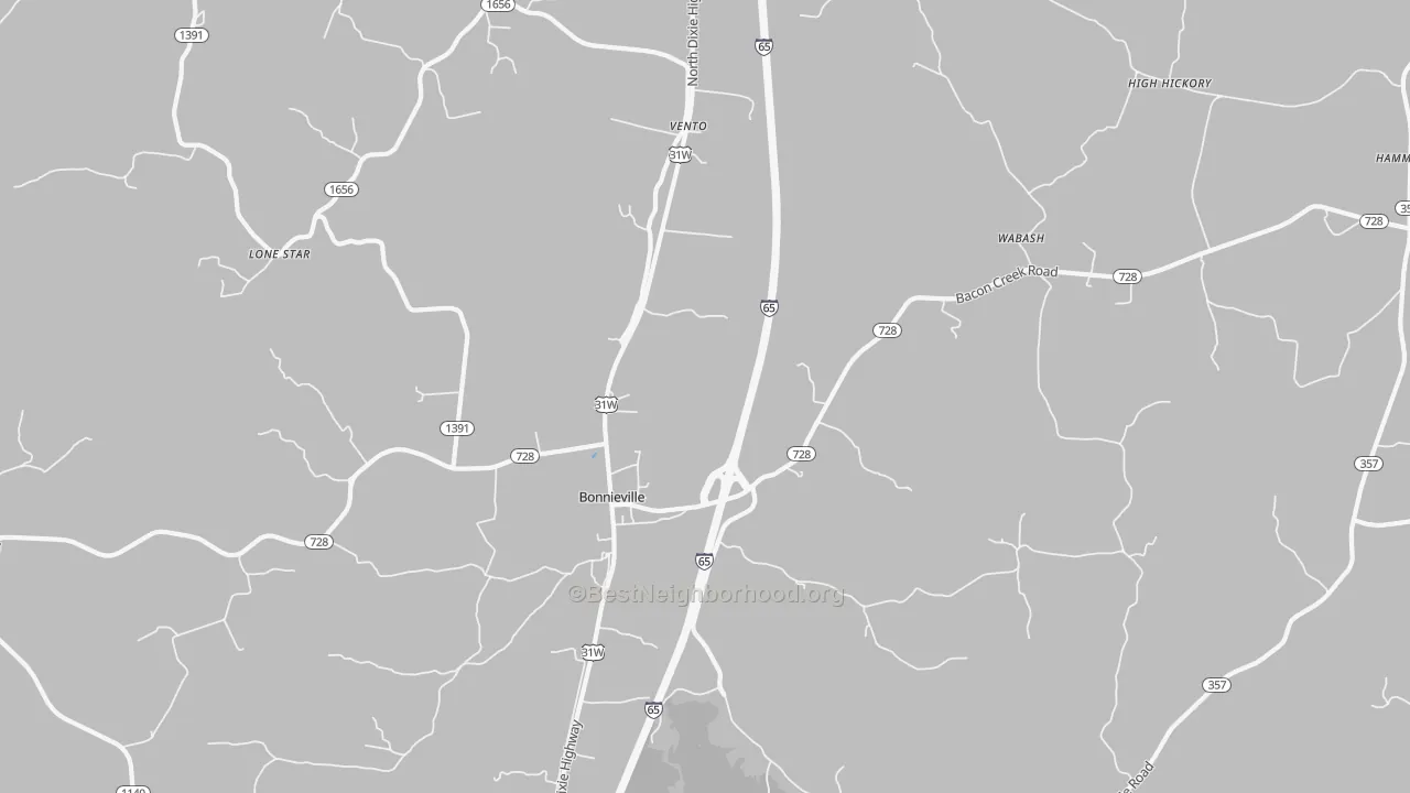 Transit Grade map of Leitchfield Crossing, KY