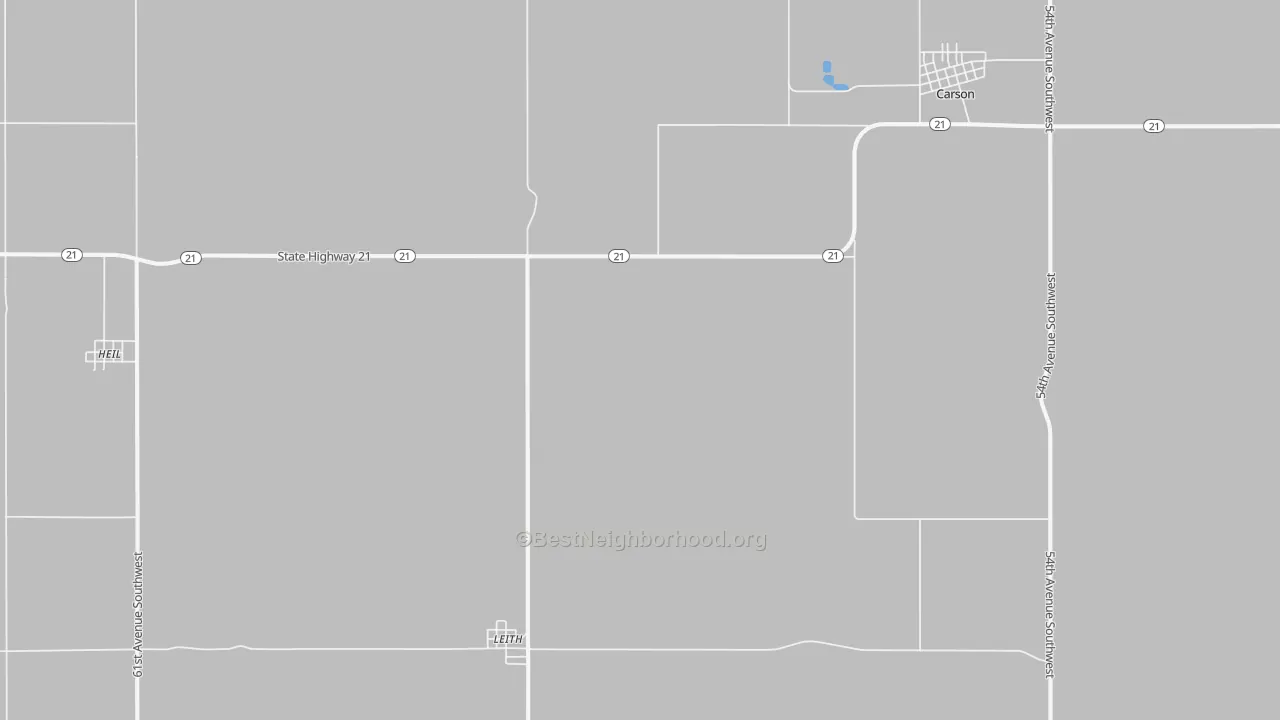 Transit Grade map of Leith, ND