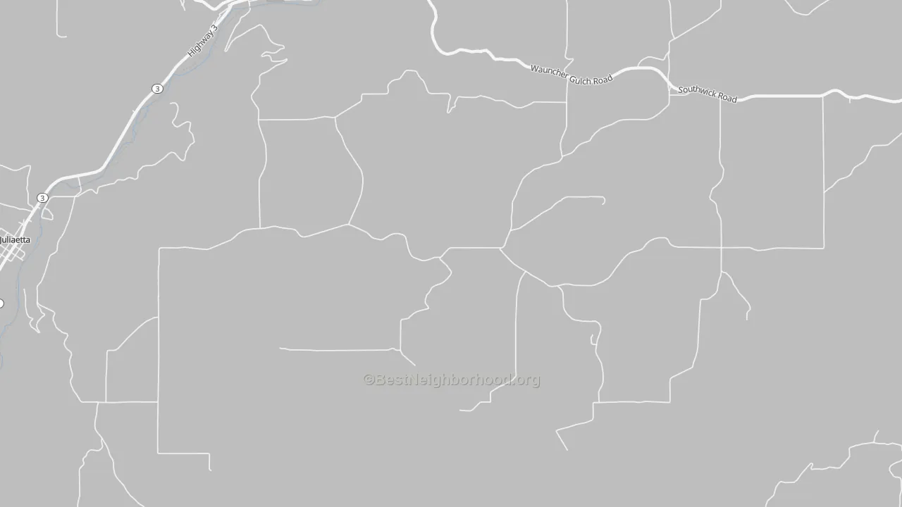 Transit Grade map of Leland, ID