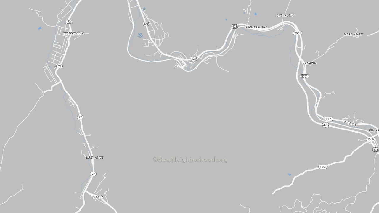 Transit Grade map of Lenarue, KY