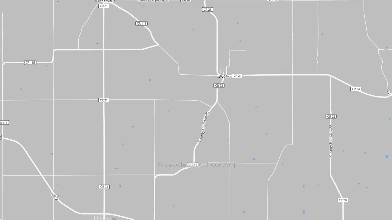 Transit Grade map of Lenora, MN