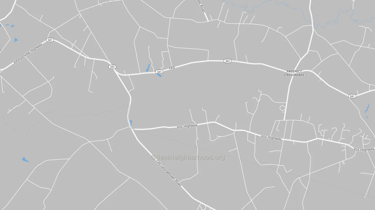 Transit Grade map of Leo, SC