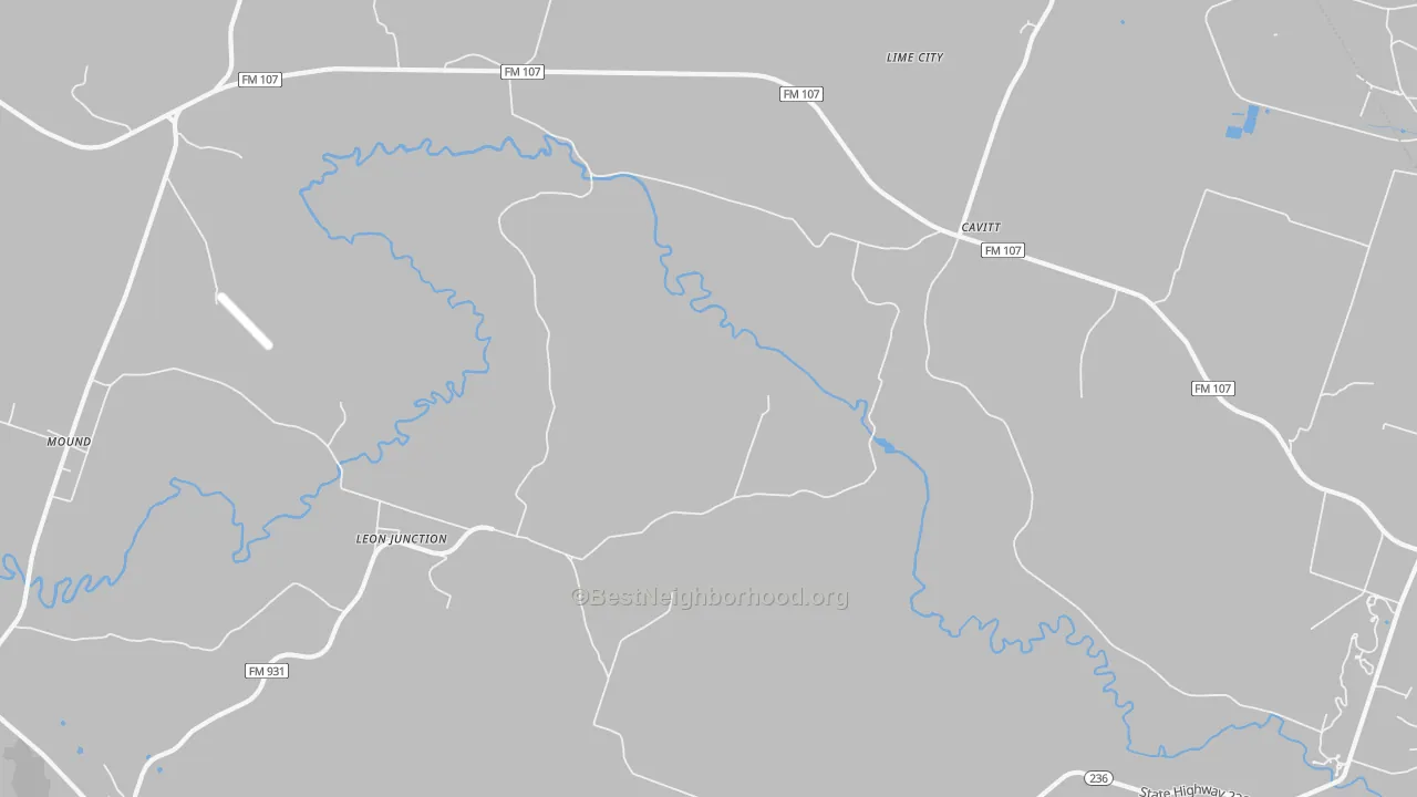 Transit Grade map of Leon Junction, TX