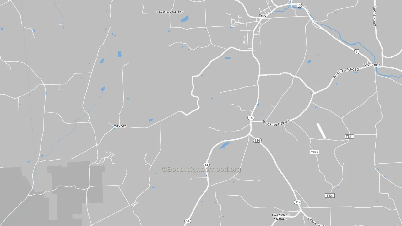 Transit Grade map of Leona, PA