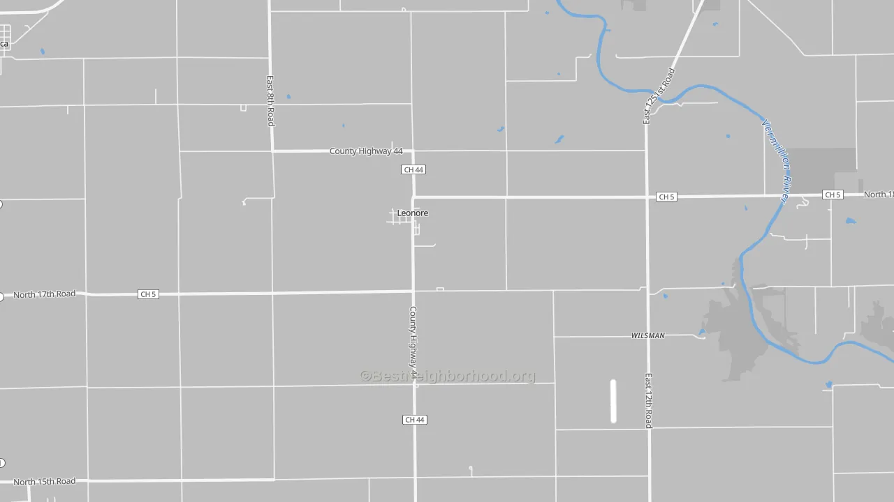 Transit Grade map of Leonore, IL
