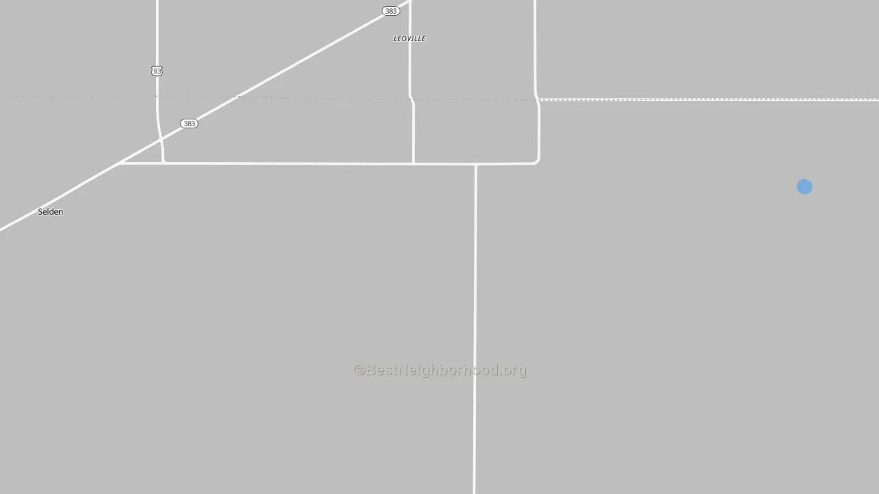 Transit Grade map of Leoville, KS