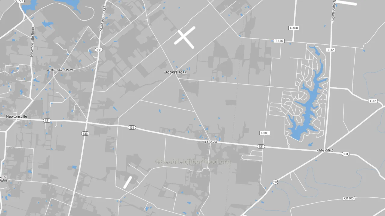 Transit Grade map of Lerado, OH