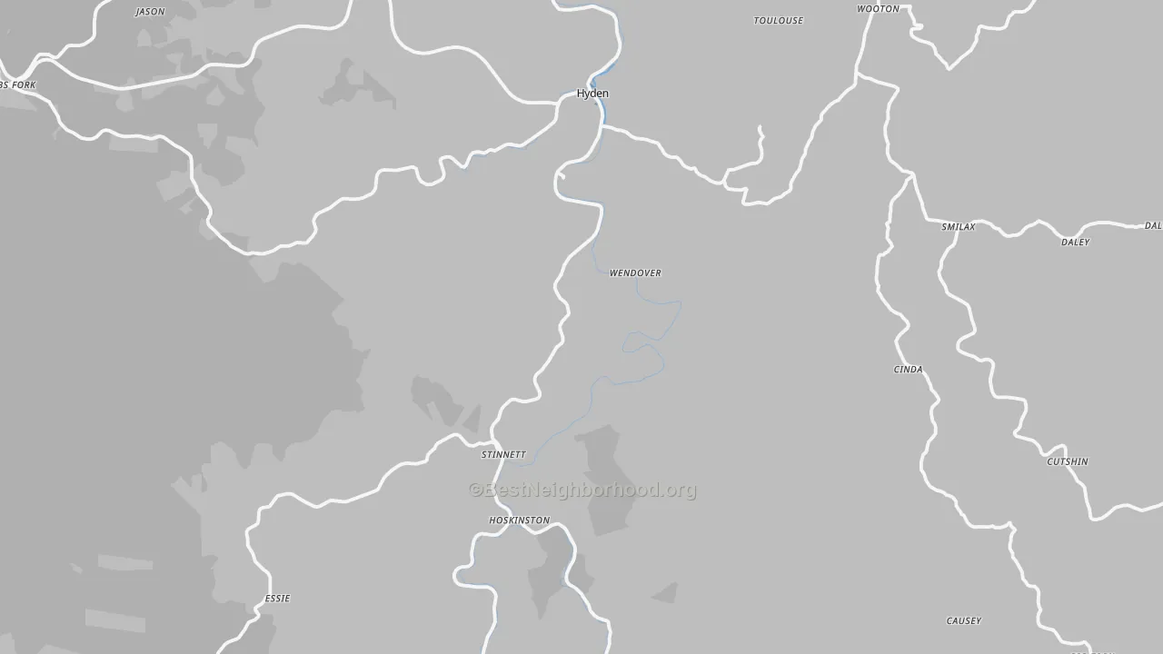 Transit Grade map of Leslie County, KY