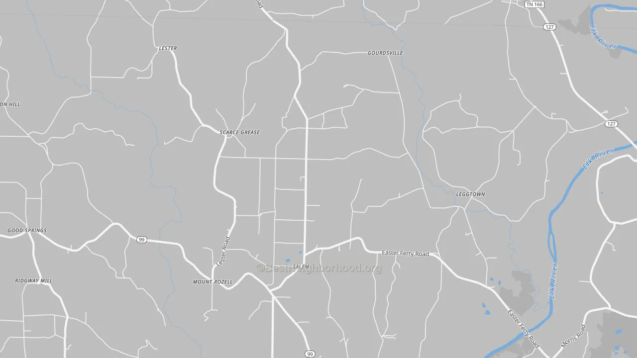 Transit Grade map of Lester, AL