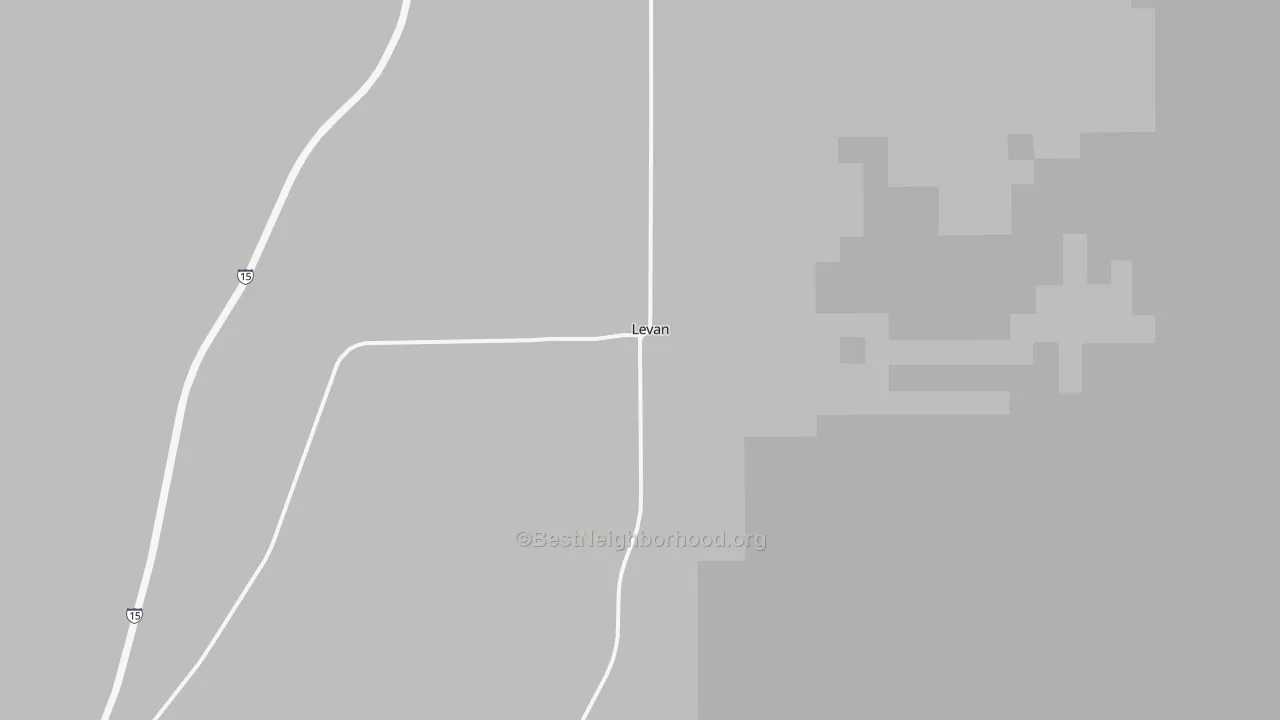 Transit Grade map of Levan, UT
