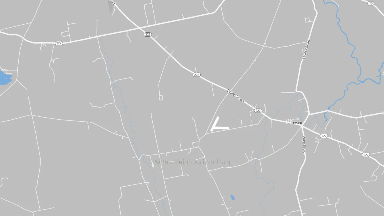 Transit Grade map of Levant, ME