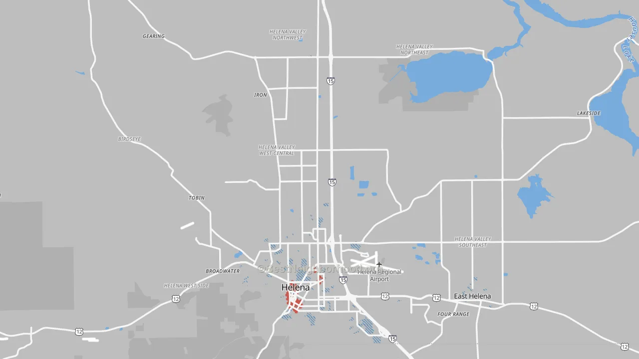 Transit Grade map of Lewis and Clark County, MT