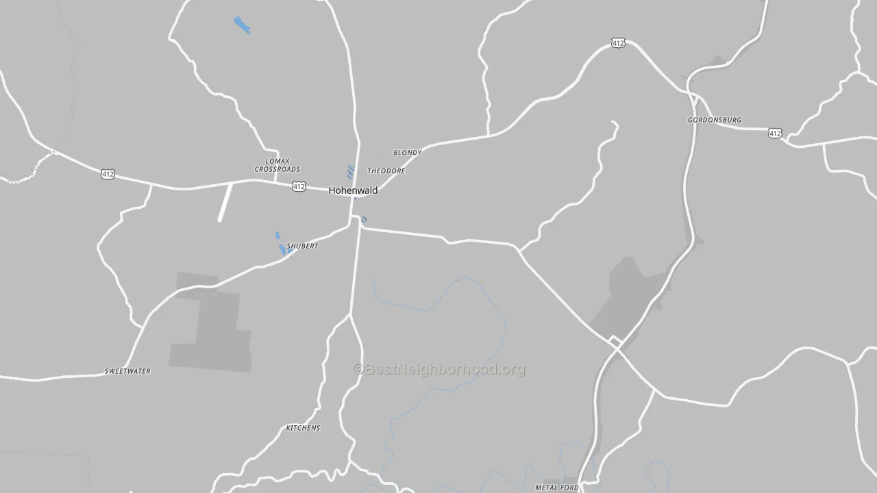 Transit Grade map of Lewis County, TN