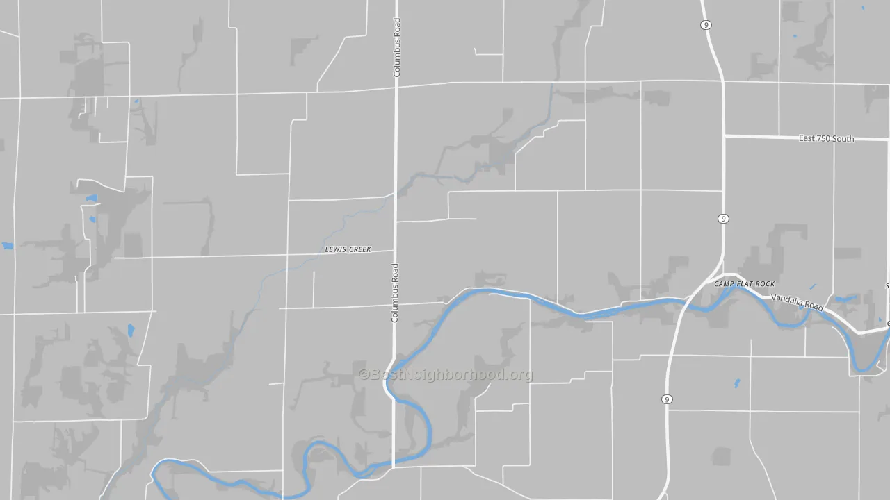 Transit Grade map of Lewis Creek, IN