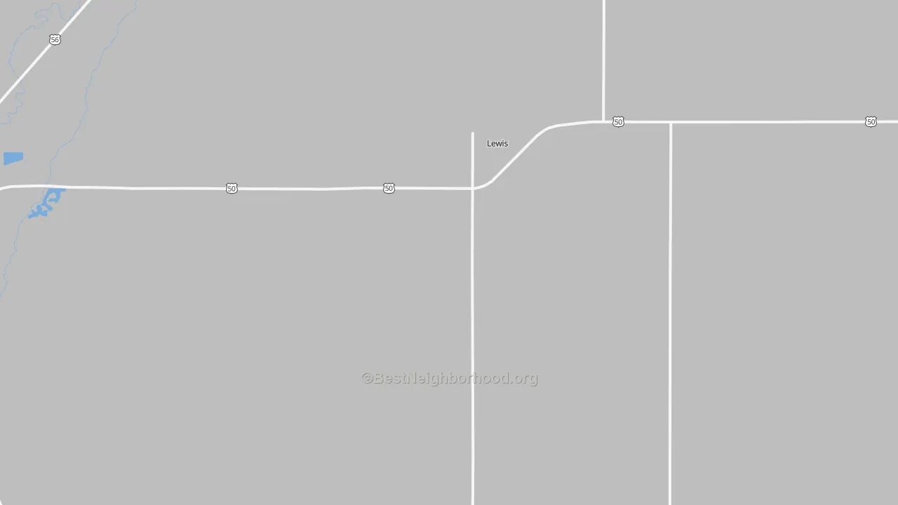 Transit Grade map of Lewis, KS