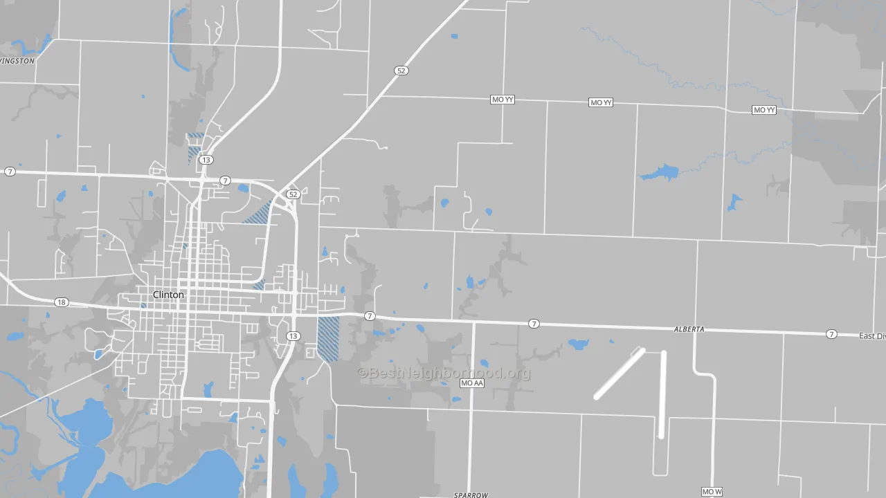 Transit Grade map of Lewis, MO