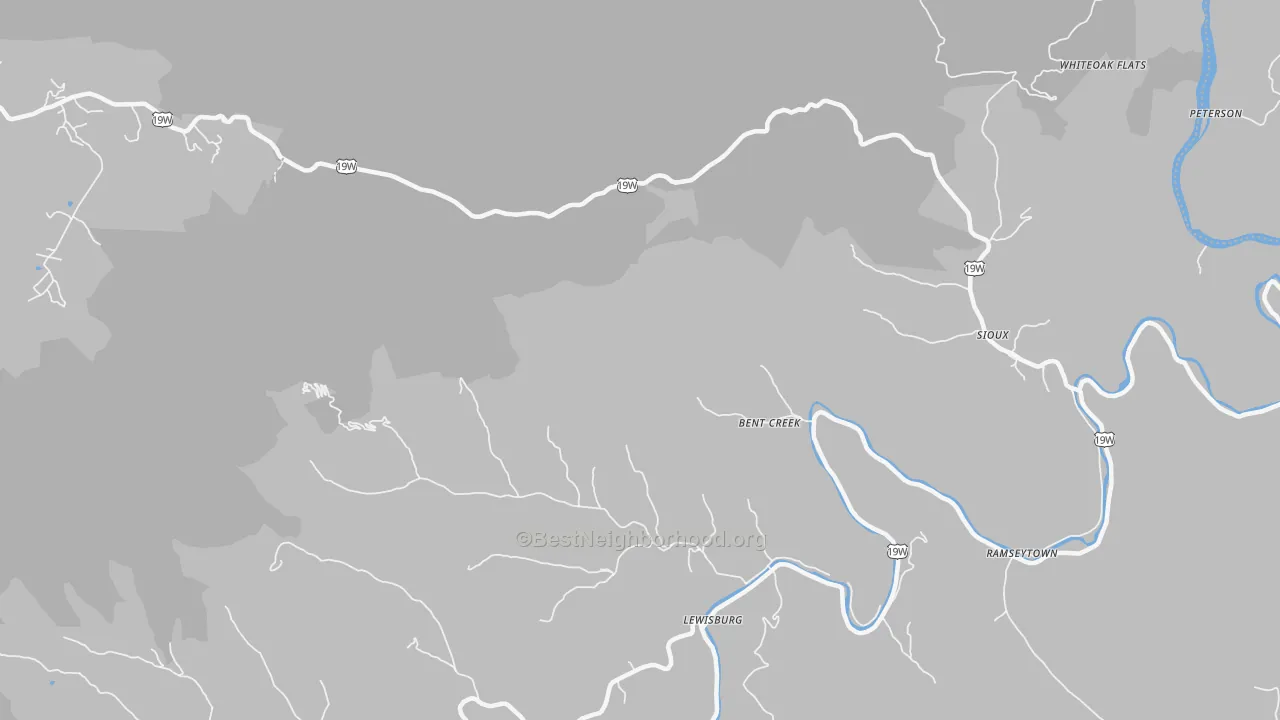 Transit Grade map of Lewisburg, NC