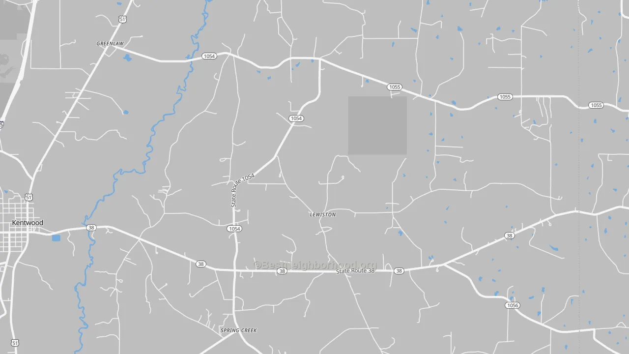 Transit Grade map of Lewiston, LA