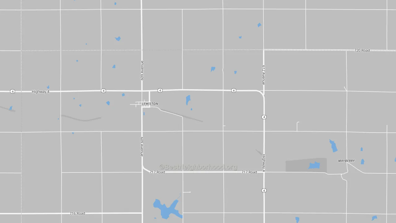 Transit Grade map of Lewiston, NE