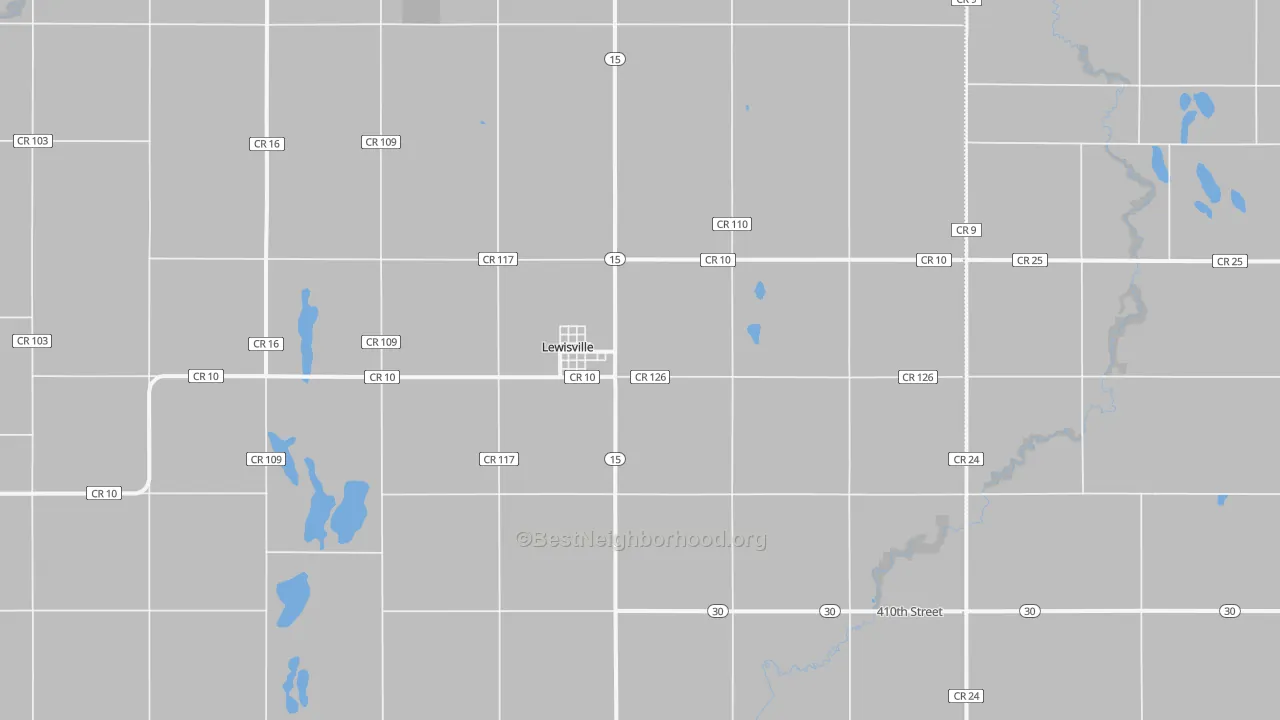 Transit Grade map of Lewisville, MN