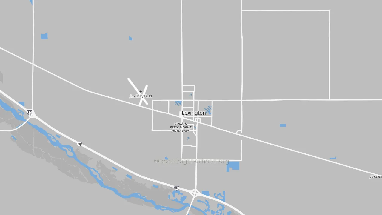 Transit Grade map of Lexington, NE