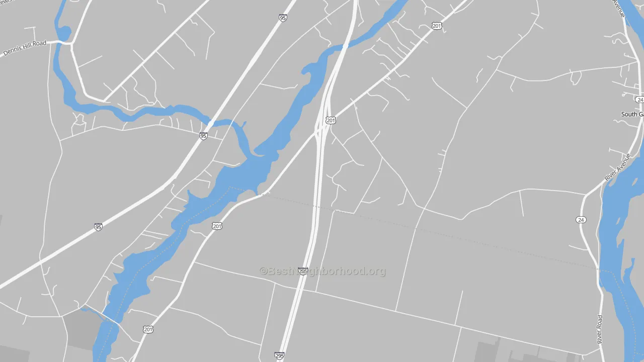 Transit Grade map of Libby Hill, ME