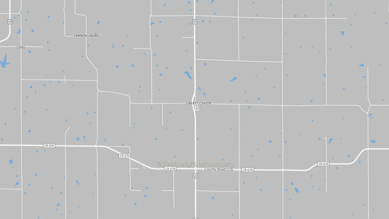 Transit Grade map of Liberty Center, IA