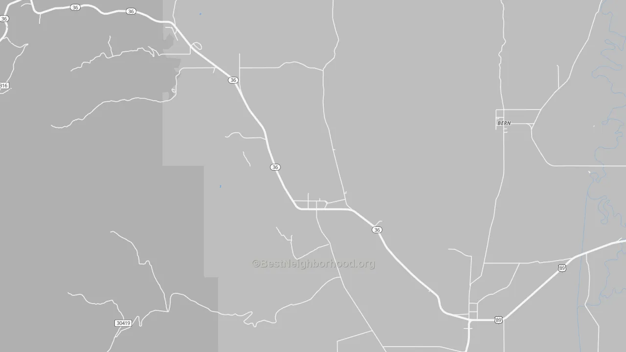 Transit Grade map of Liberty, ID