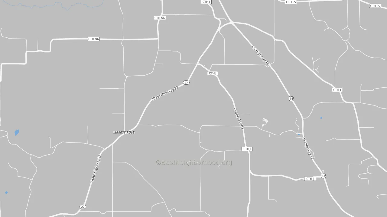 Transit Grade map of Liberty Pole, WI