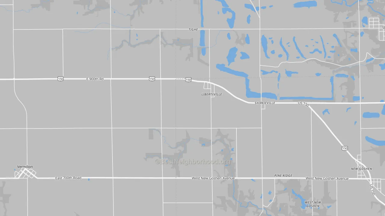 Transit Grade map of Libertyville, IN