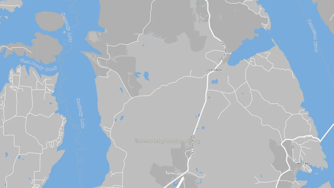 Transit Grade map of Lick Creek, TN