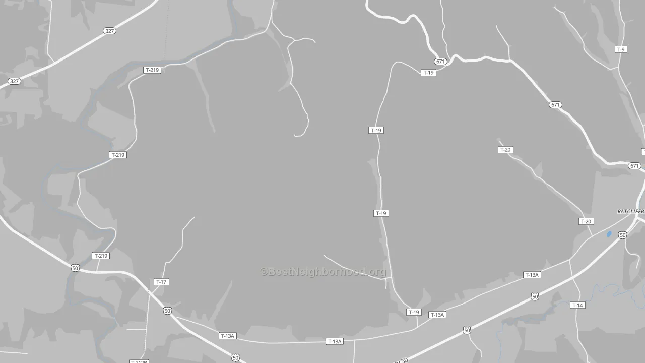 Transit Grade map of Lickskillet, OH