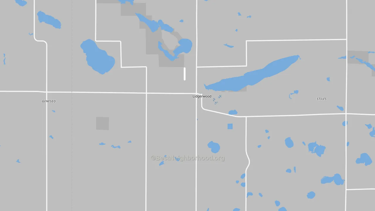 Transit Grade map of Lidgerwood, ND