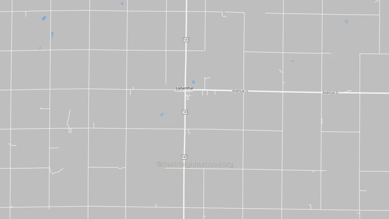 Transit Grade map of Liebenthal, KS