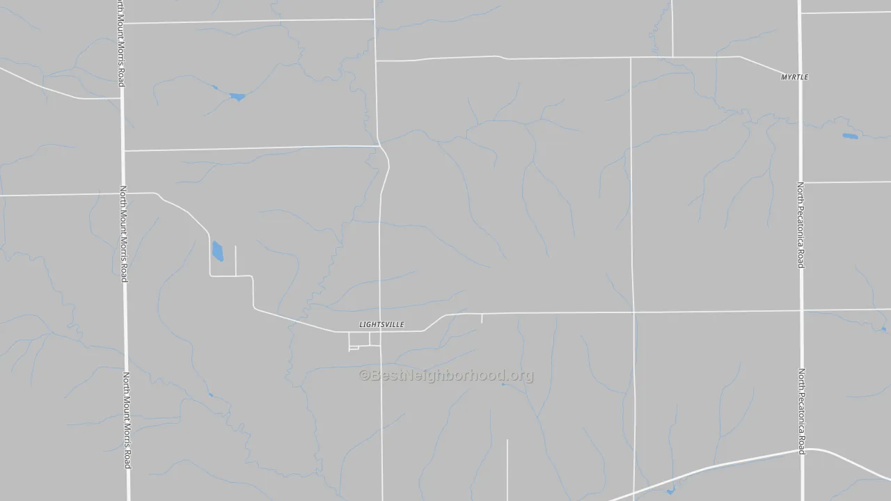 Transit Grade map of Lightsville, IL