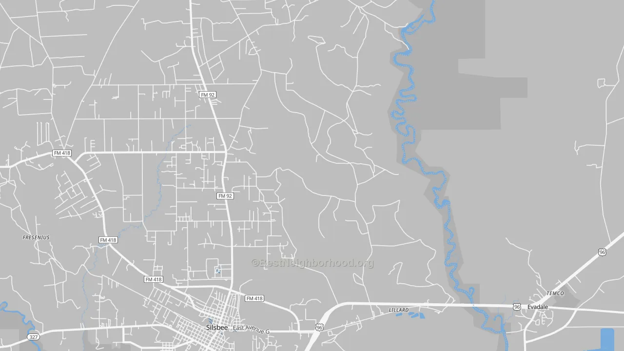 Transit Grade map of Lillard, TX