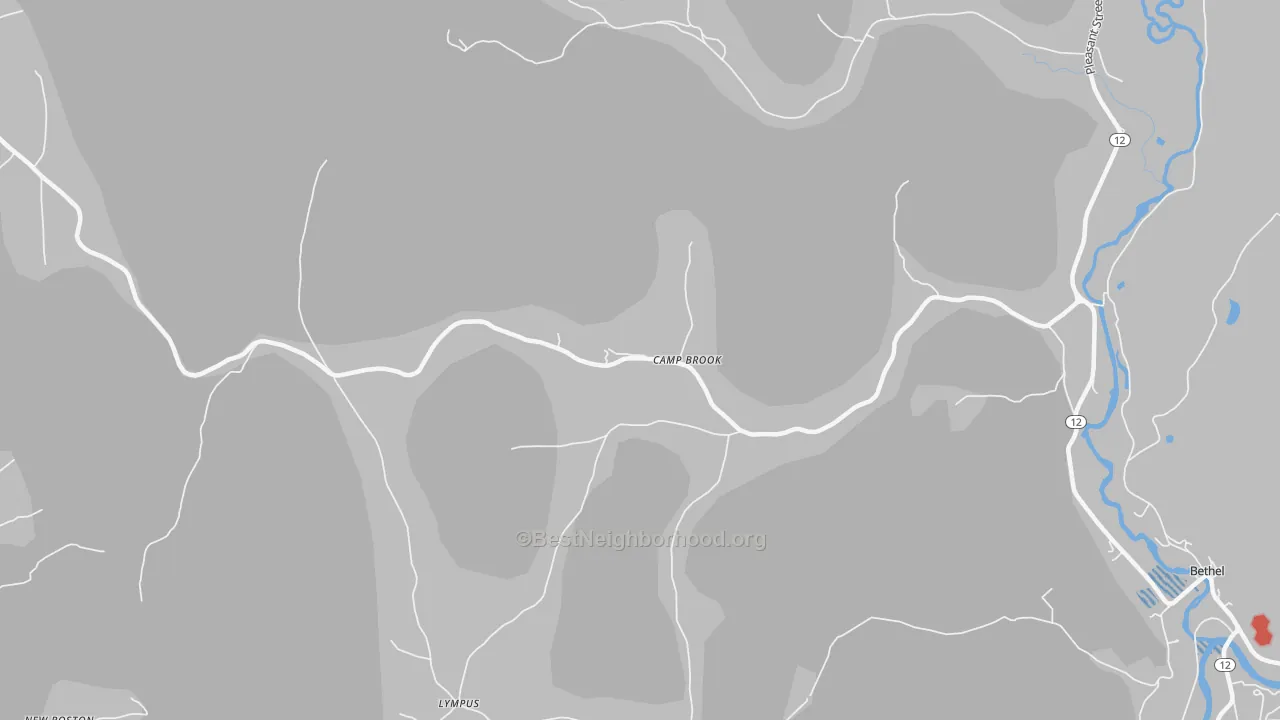 Transit Grade map of Lilliesville, VT