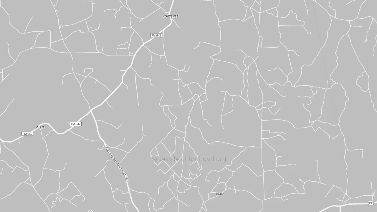 Transit Grade map of Lily Island, TX