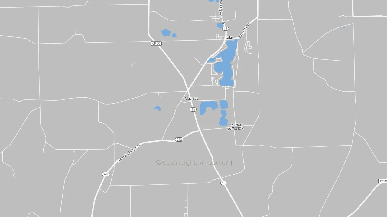 Transit Grade map of Lime Lake, NY