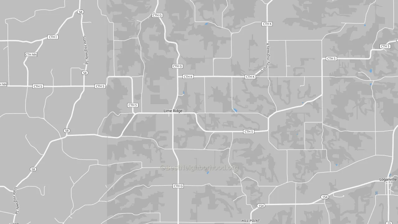 Transit Grade map of Lime Ridge, WI