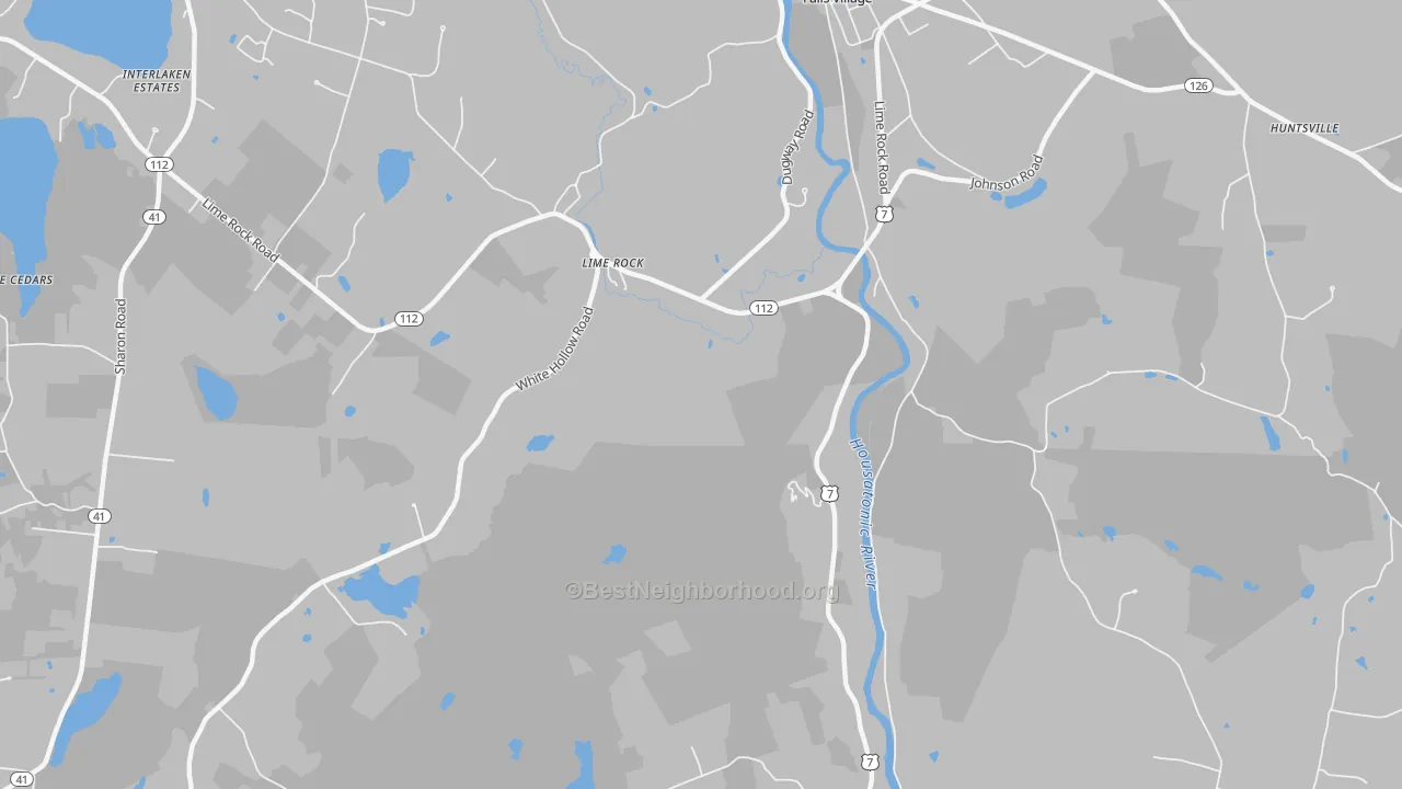 Transit Grade map of Lime Rock, CT